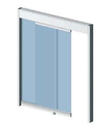 Single sliding door — automatic single-panel slide
